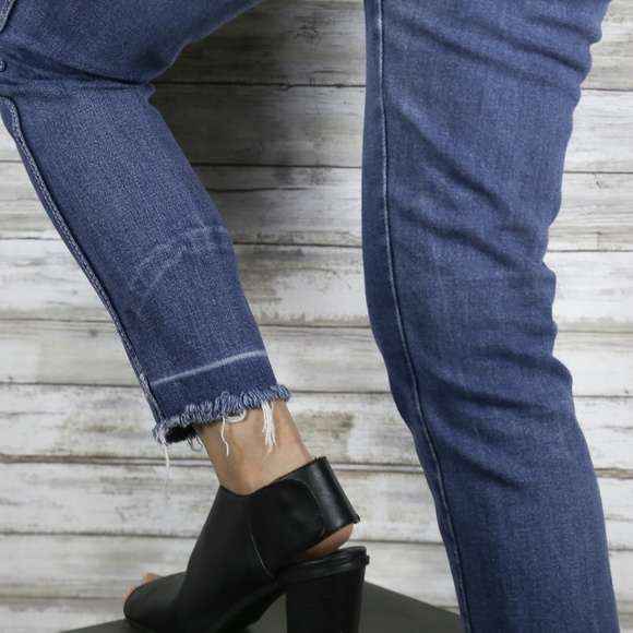 Vintage High Waist Skinny Jeans Sz Unknown - Picture 3 of 7